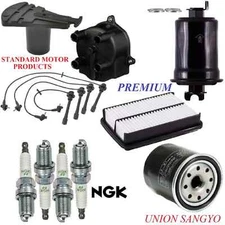 Tune Up Kit Filters Cap Wire Spark Plugs for Toyota Tacoma 2.4L; 2.7L 1995-1997