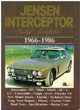 JENSEN INTERCEPTOR GT CABRIO COUPE MK1 MK2 MK3 MK4 SP FF 1966-86 ROAD TESTS BOOK