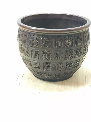 Chinese Brass Gilding Handmade Exquisite Wanfu Pots 36128 - Picture 4 of 9
