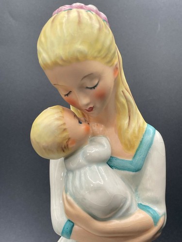 Figurina Goebel Germania Ovest Amore della Madre 1959 Mamma Bambino Coniglietto Festa della Mamma Regalo - Foto 6 di 12