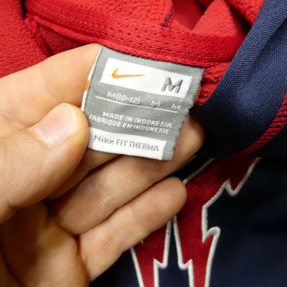 VINTAGE Nike Kobe Bryant Hoodie Youth M Blue Red Fleece Hooded Sweatshirt - Image 4 of 4