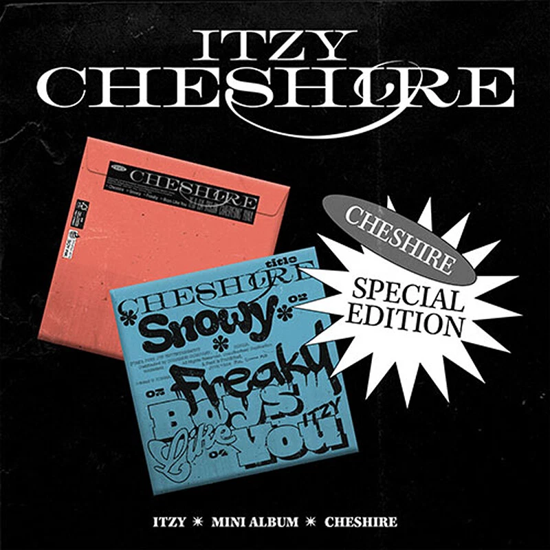 ITZY [CHESHIRE] Album SPECIAL CD+Photo Book+2 Card+Lyric+Poster+