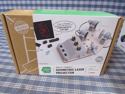 Kiwi Co Geometric Laser Projector Stem Project Kit (New Open Box) FREE SHIPPING.