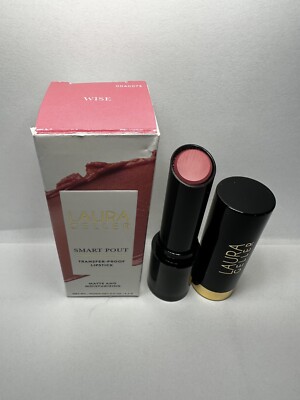 Laura Geller Smart Pout Transfer Proof Matte Lipstick Shade Wise 3.2g BRAND NEW!