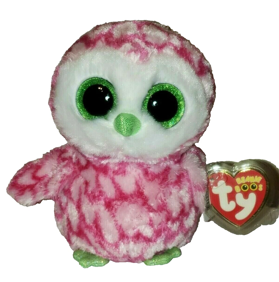 Bichinho De Pelúcia Ty Beanie Boo Parfait - Raposa Rosa Valentine 15cm | Presente Fofo Com Coração