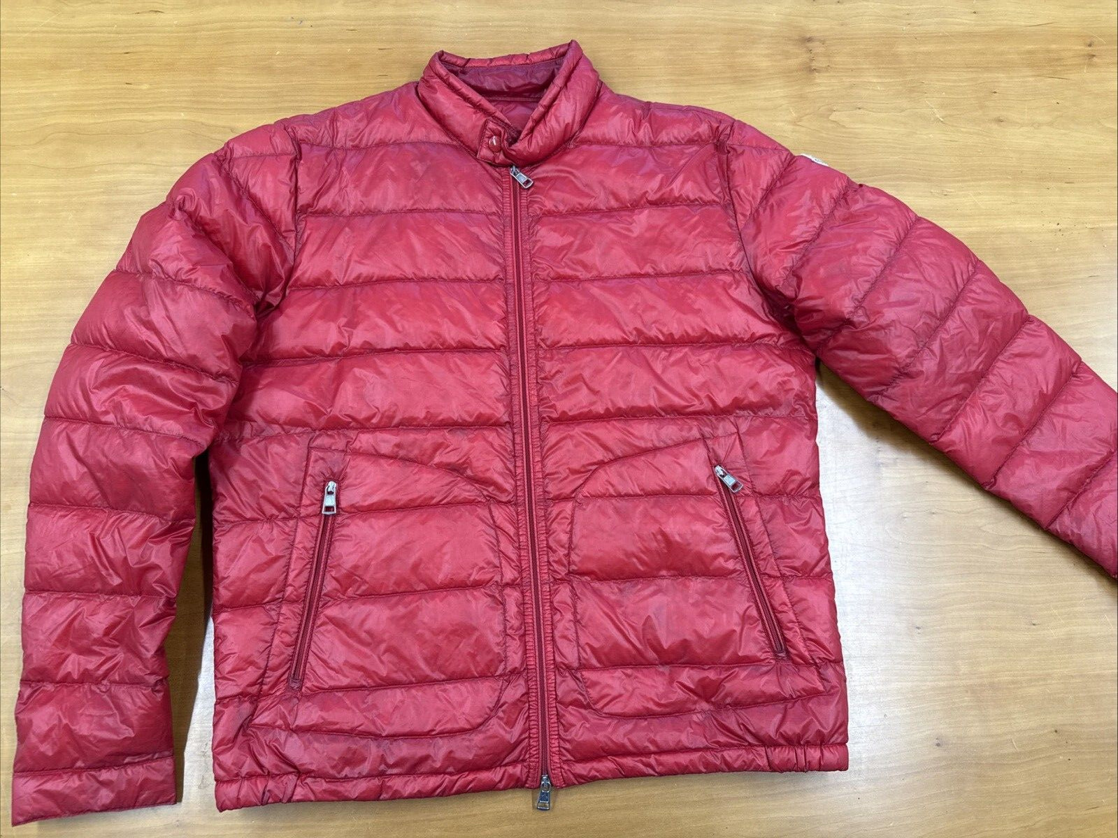 Moncler Acorus Packable Short Down Jacket - Red -… - image 1