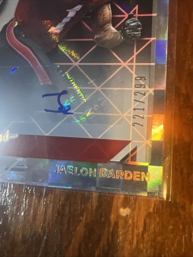 Jaelon Darden 2021 Panini Donruss The Rookies Auto Rookie RC #TR-JDA /299 NM-MT - Bild 4 von 7