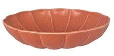Opalhouse & Jungalow Stoneware Orange Scallop Style Large Serving Bowl