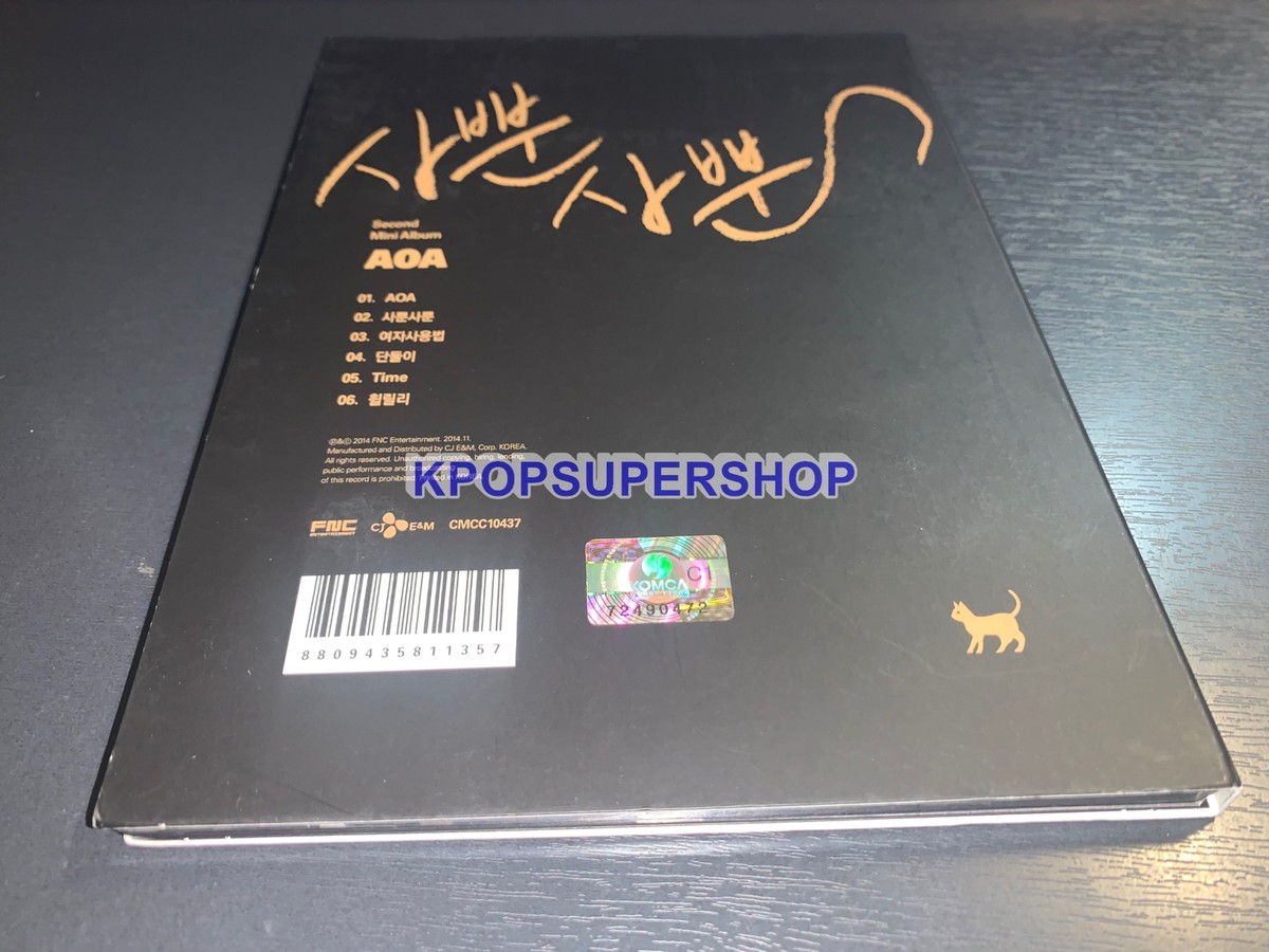 AOA 2nd Mini Album Like A Cat CD Great Jimin Photocard RARE OOP