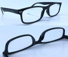 men and women READING GLASSES black frame READERS with LOW STRENGTH power 0.75
