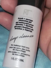 Real Techniques Deep Cleanse Brush Amd Sponge Cleansing Gel New Sealed 1oz 30ml 