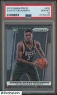 2013-14 Panini Prizm #290 Giannis Antetokounmpo Bucks RC Rookie PSA 10 GEM MINT