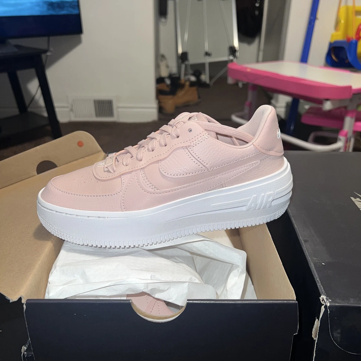 Nike Air Force 1 PLT.AF.ORM Women's Shoes Size 8.5 (White)