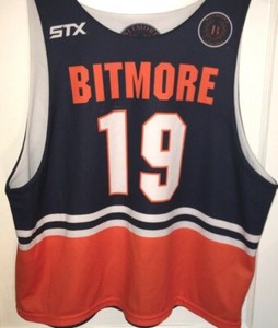 BITMORE LACROSSE JERSEY Ladies GIRL'S LAX Baltimore Maryland MD Club Team STX