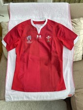 Under Armour Wales Rugby World Cup 2019 Home Test Shirt Size XL Brand New No Tag