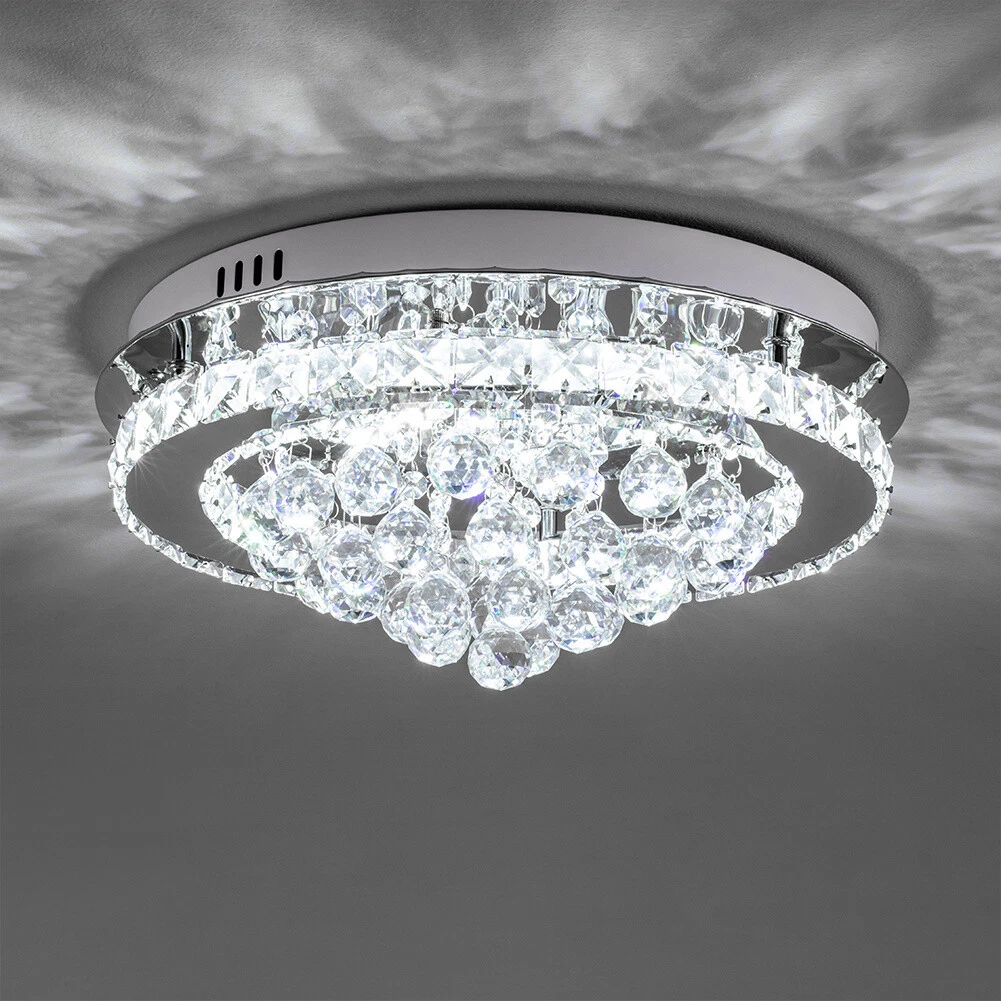 Crystal droplet ceiling deals light