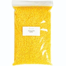 Yellow Beeswax Pastilles Beads 100% Pure & Natural Made in USA Bulk 16 oz/1 lb