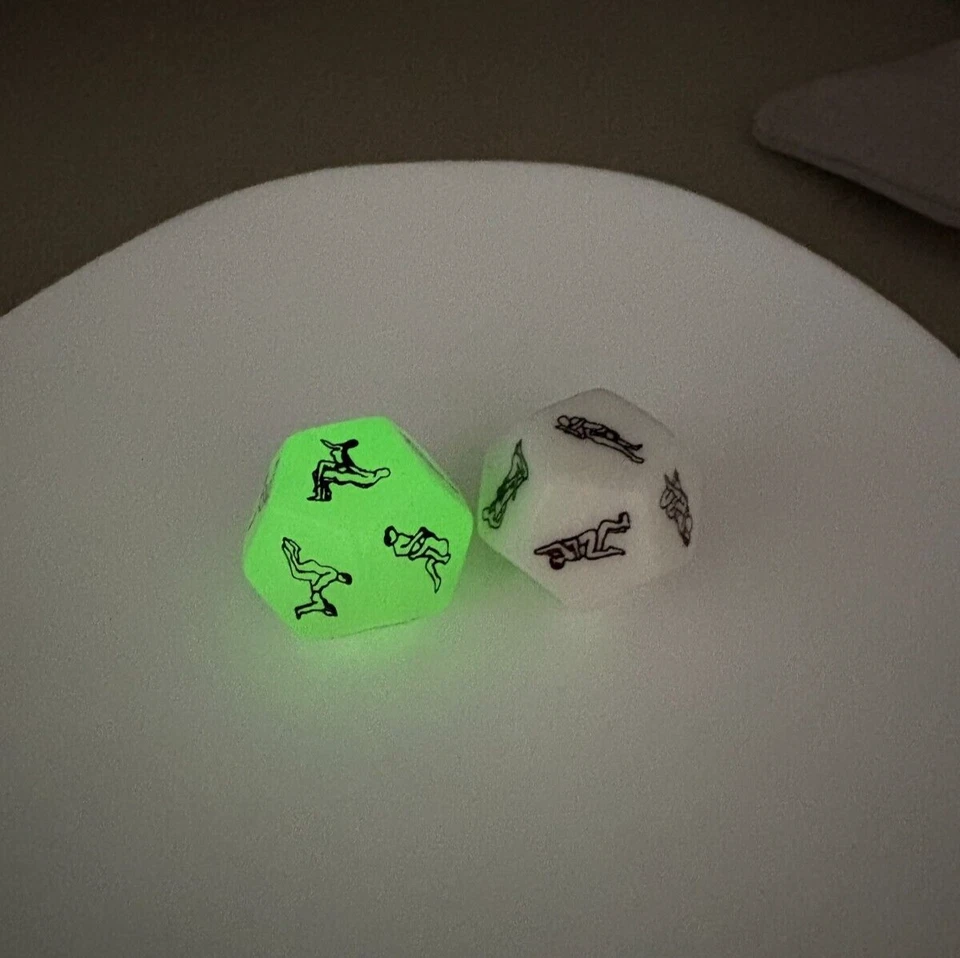 2Pcs 12 Side Sex Position Foreplay Dice Sexual Game Couple Lover Novelty Gift! - Image 3 of 4