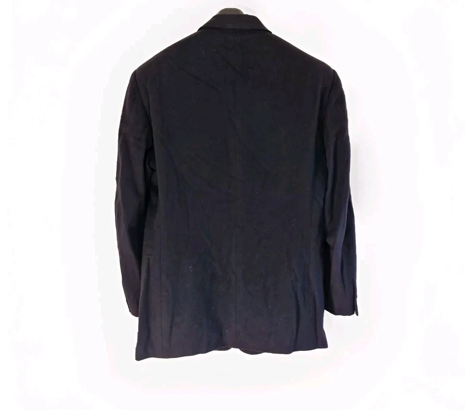 CERRUTI 1881 Cashmere Wool Mens Black Regular Fit Blazer Jacket. UK 42, EU 52. - Image 4 of 4