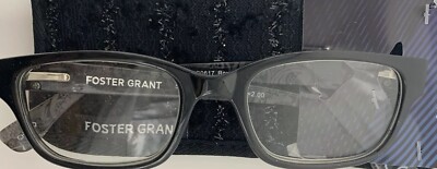 Black FOSTER GRANT Reader's Choice Ladies Premium Reading Glasses Case  +2.00