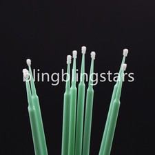 400 Pcs Dental Disposable Applicator Micro Brush Tips Bendable Fine Green 2.0mm