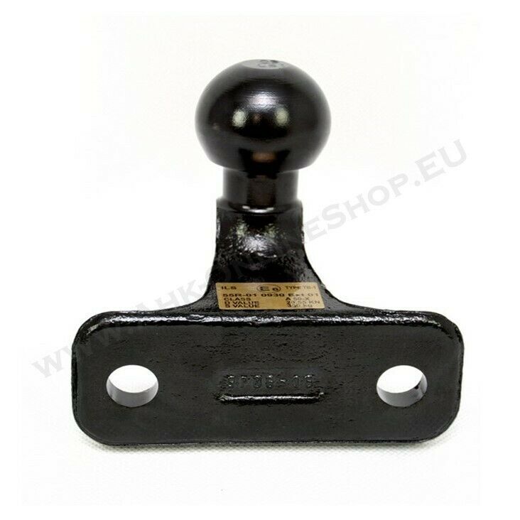 Pedana Per Rimorchio Universale - Ganci Di Traino 90 Mm, Portata 250 Kg, Antiscivolo, Verniciatura Nera Opaca
