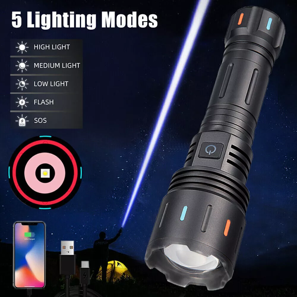 White flashlight on sale