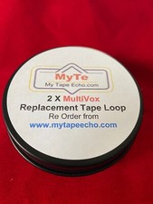 2 X MULTIVOX Nastro Eco Loop Nastro Analogico Loop NUOVO 