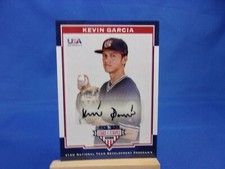 USA Baseball 2017 14U Signatures Autograph AUTO BLACK Kevin Garcia 22/25