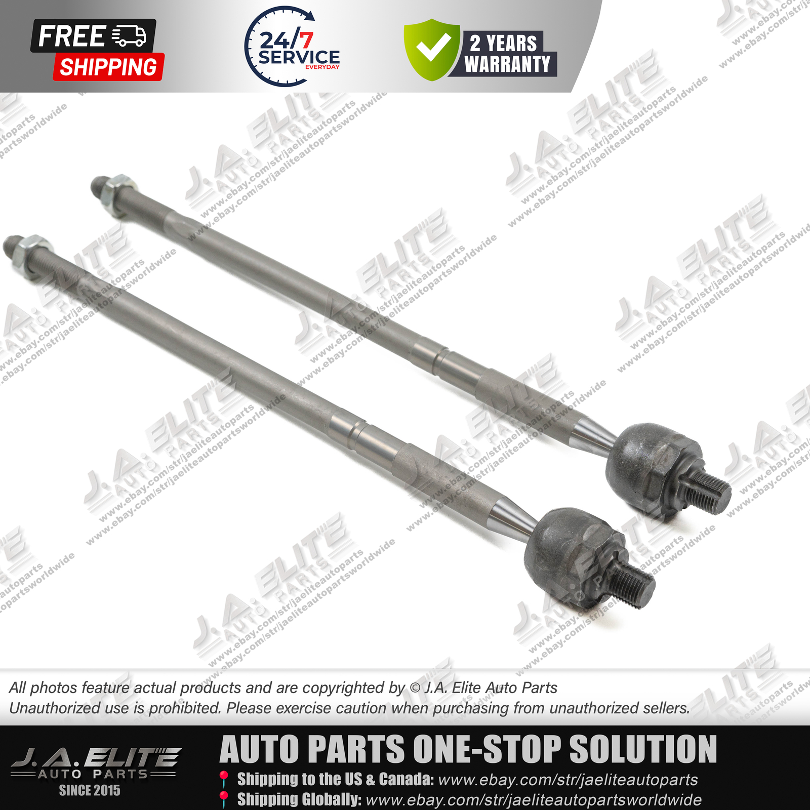 2pcs Inner Tie Rod Ends fit Bentley Mulsanne (2010+) 3Y1422075L
