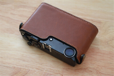 Funper Zeiss Ikon ZM Camera Half Case Genuine Leather Handmade