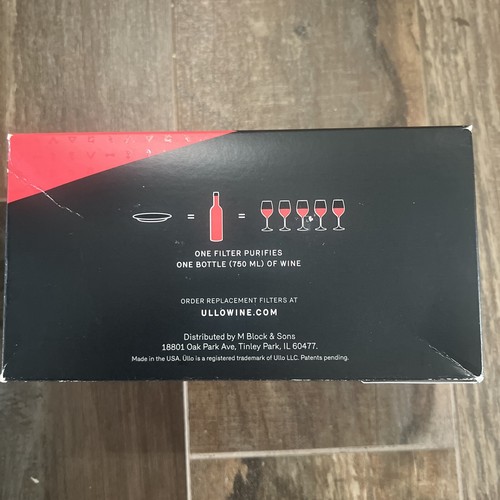 UIIO BOX MIT 15 SULFIT-FANGFILTERN FÜR WEIN EINZELN VERSIEGELT ORIGINAL OEM - Bild 5 von 5