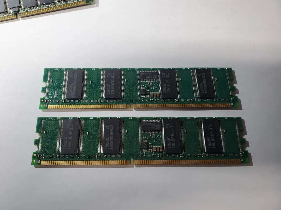 2pcs Wintec WD1RE512X809-266B-PD-B1 PCI2100R 512MB DDR266 ECC REG 184pin 1GB tot - Image 2 of 3