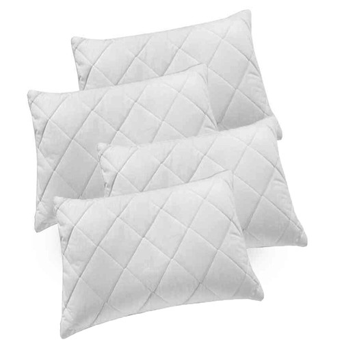 ALMOHADA ACOLCHADA EXTRA PROFUNDA RELLENO DE FIBRA HUECA CÓMODA SUAVE SUPER FIRMA HOTEL - Imagen 7 de 9