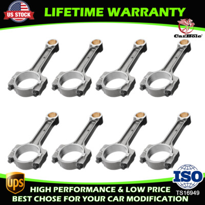8PCS Connecting Rods For Chevy Silverado 1500 Avalanche GMC Yukon ...