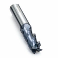 12MM Tungsten Carbide End Mill 4 Flute HRC50 75MM Length Flat Bottom 12MM Shank