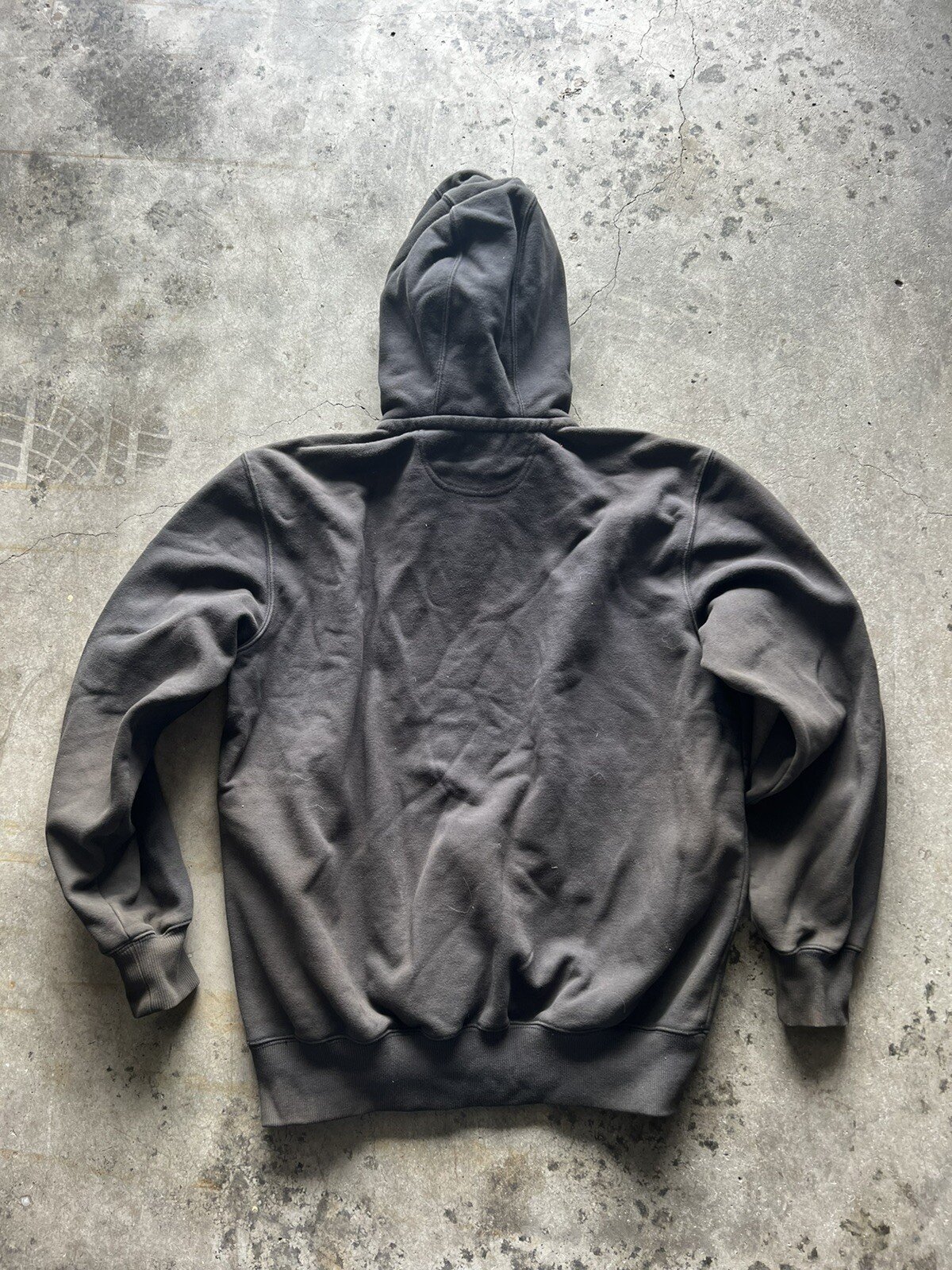 Large black Carhartt rain defender quarter zip hoodie Gem