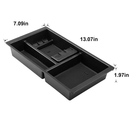 Center Console Armrest Organizer Storage Box For GMC Yukon Chevy Suburban - Foto 4 di 6