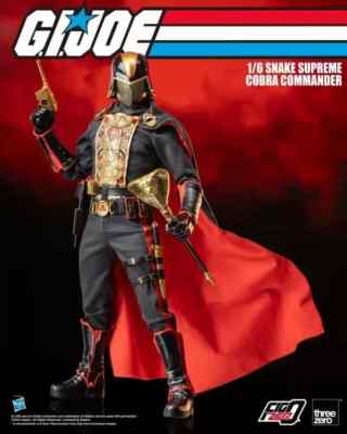Threezero G.I. Joe 1/6 Cobra Commander Snake Supreme Actionfigur MISB