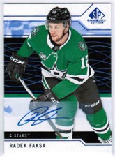 18/19 2018 SP GAME USED HOCKEY BASE BLUE AUTO CARDS (1-100) U-Pick From List