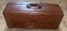 Union Steel Chest Toolbox Brown Metal Cantilever Tray USA- See Pictures