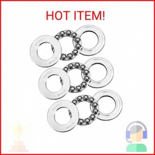uxcell 51102 Thrust Ball Bearings 15mm x 28mm x 9mm Chrome Steel ABEC3 Single Ro