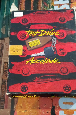 Test Drive (Accolade 1987) Commodore 64 (Disk, Box) works 8-bit classic