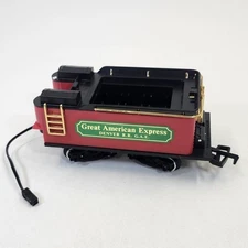 New Bright Great American Express Coal Car 185 Railroad Company Train VTG 1995