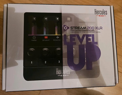 Hercules Stream 200 XLR | Audiointerface  XLR | Audiomixer | Streamer | NEU