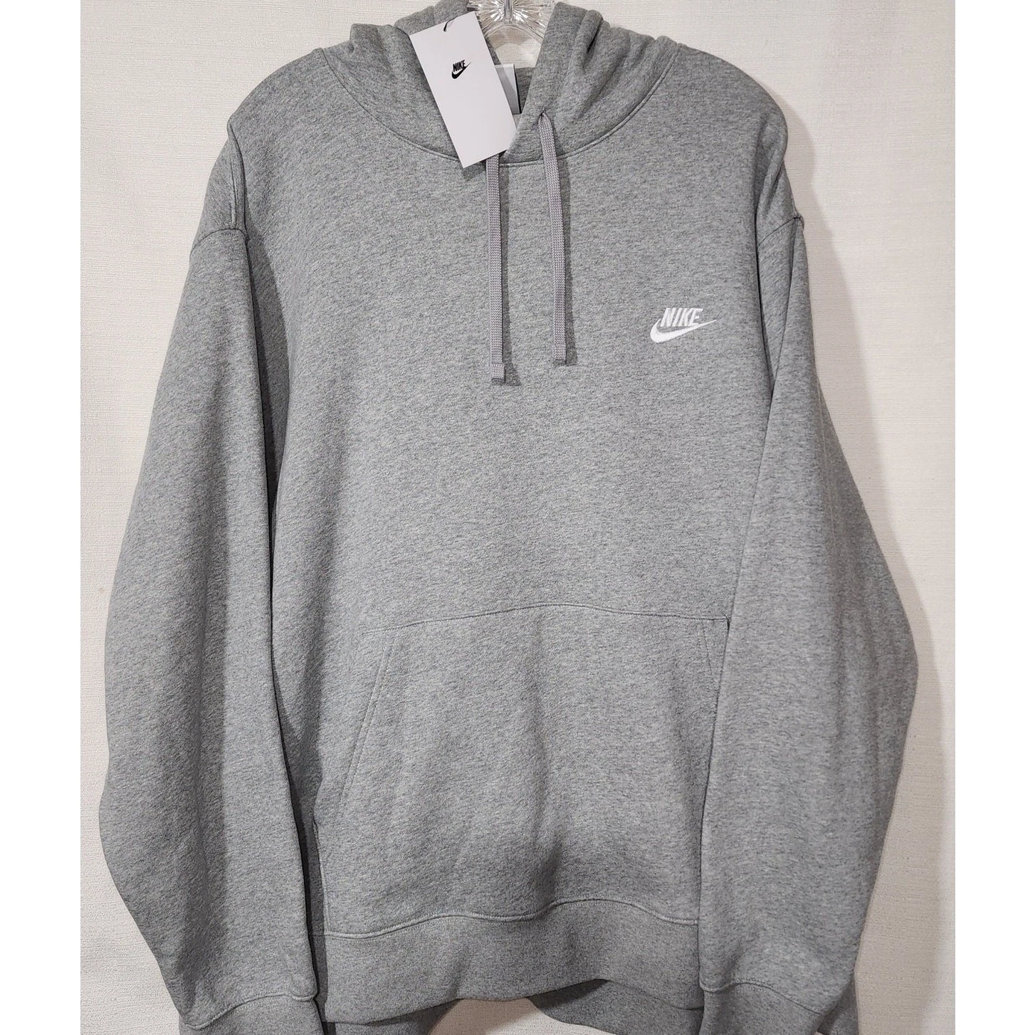 Nike Club Fleece Hoodie Gray men's 3XL