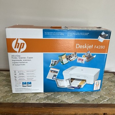 HP Deskjet F4280 All In One Printer-Scanner-Copier New Open Box READ