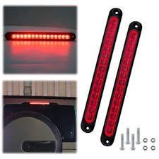15led Red Trailer Brake Tail Light Bar, LED 3rd Brake Light Strobe Red Flashing