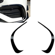 2ⅹ Frontschürze Lip Splitter Spoiler für Mercedes Benz C-Klasse W206 Schwarz