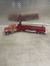 Vintage NYLINT Fire Dept Truck Aerial Hook-N-Ladder No 2 USA 34" Used Condition